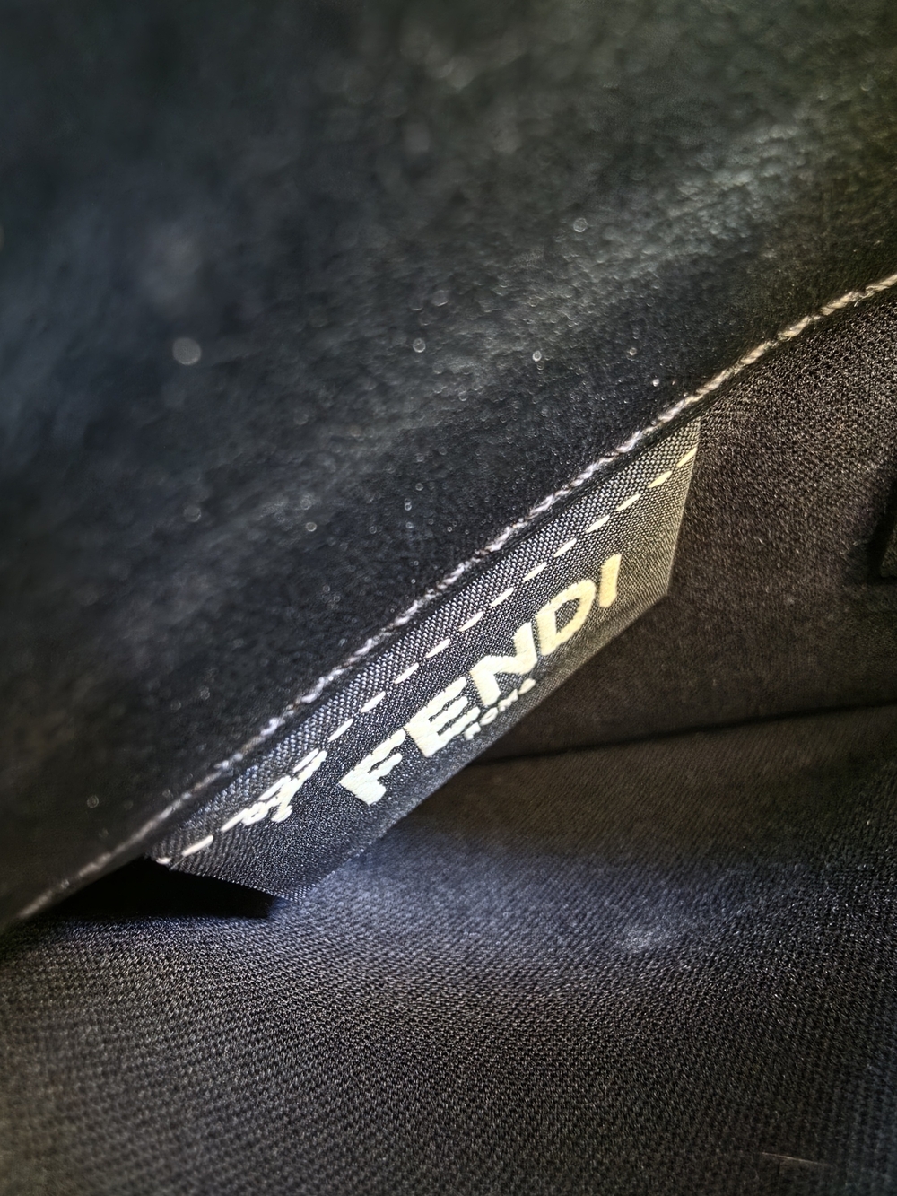 Fendi Black Leather Hypnoteyes Clutch Purse - Picture 5 of 16